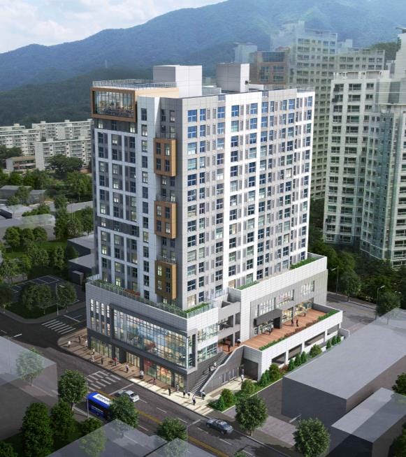  낭월 청년주택 조감도
출처: 대전시, 청년·신혼부부 주거 혁신 가속…-충청저널 - https://www.ccjournal.co.kr/22389
