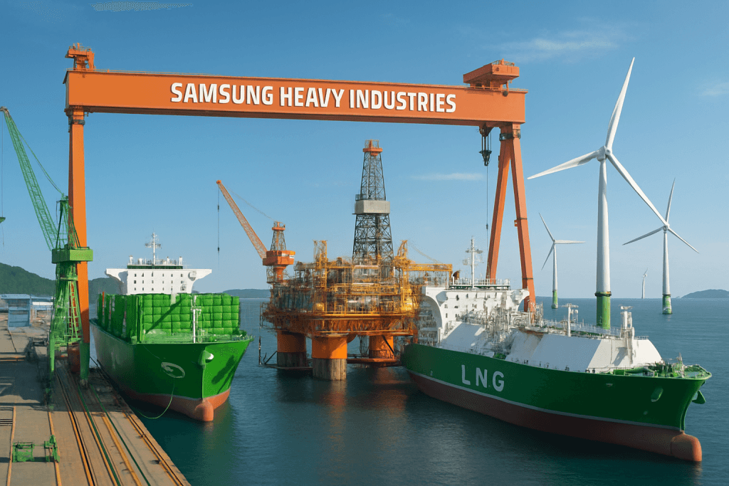 조선 및 해양플랜트, 해상풍력, 산업플랜트에 특화된 대한민국의 대표 중공업 기업