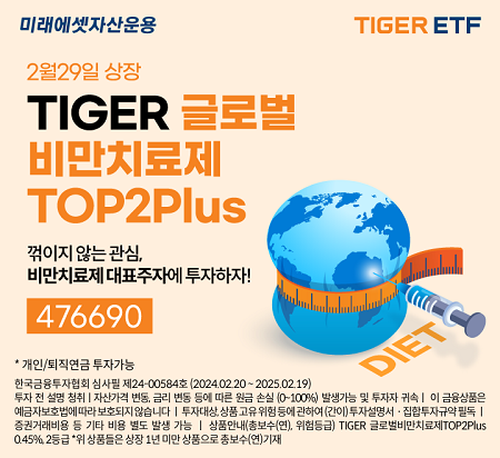 TIGER 글로벌비만치료제TOP2Plus
